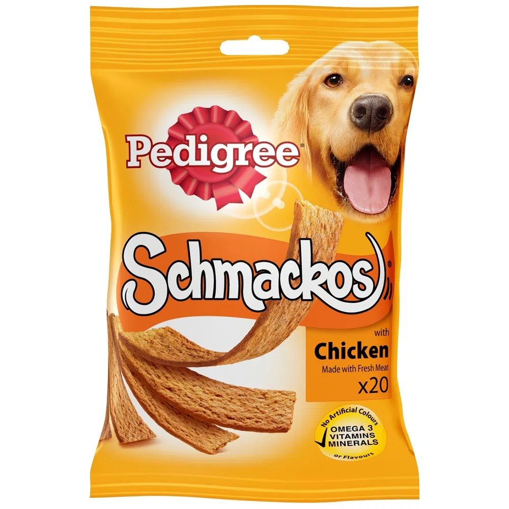 Pedigree Schmackos Poultry 20 Sticks 9x20 (144g)