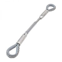 ELLER Rigging Steel 2 Ton WLL, Working Length 0.5m