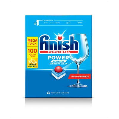 FINISH POWERBALL DEEP CLEAN LEMON 100 TABLETS