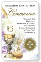 Prayer Card/Communion/Symbolic   (C71731)