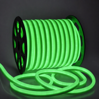 50M Roll Neon LED Strip Green 240v
