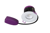 ULTIMUM 7W IP65 Fire Rated Downlight, 3000k, white trim + Emergency Remote Pack