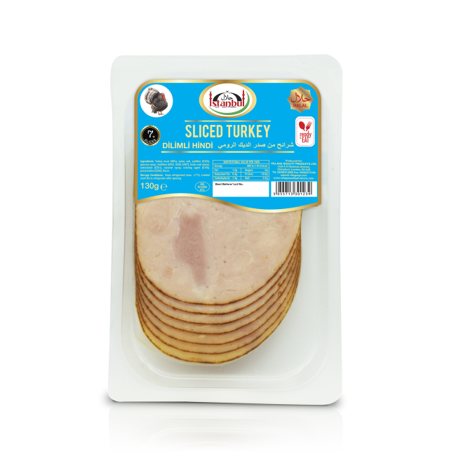 Istanbul Halal Sliced Meat Turkey Breast 130g cnfoods