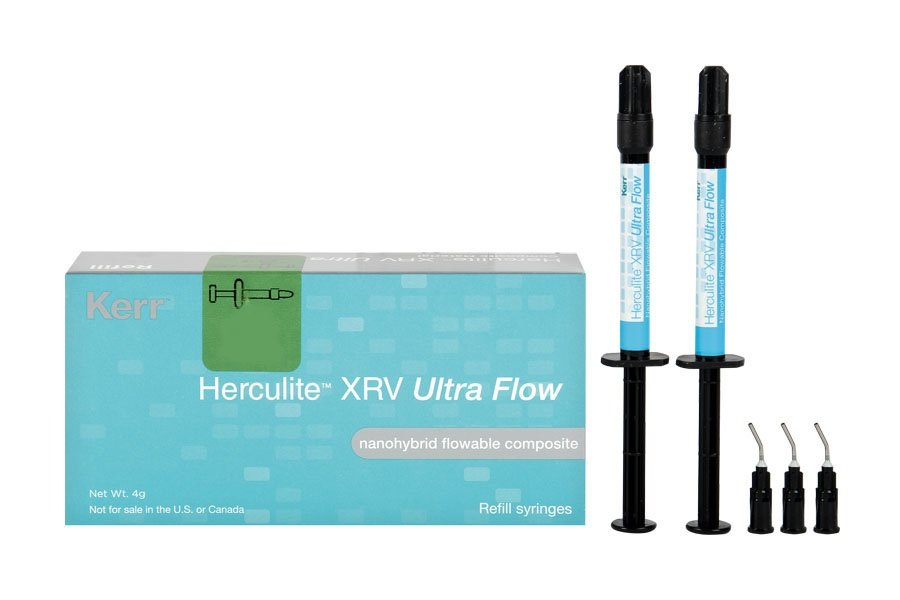 Kerr Herculite XRV Ultra Flow - 2g Syringes A2 - DMI Dental Supplies Ireland - Next Day Delivery