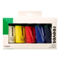 Reeves - Fine Acrylic Tube Set - 5 x 75ml