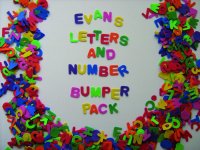 Foam L/C Letters and Numbers (490)