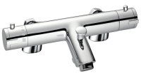 FORM DECK MOUNTED THERMOSTATIC BATH SHOWER MIXER CHROME