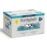 Forthglade Complete Meal Adult Grain Free Multicase (x6 Salmon & x6 Sardine) 12x395g