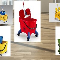 mop buckets with wringers