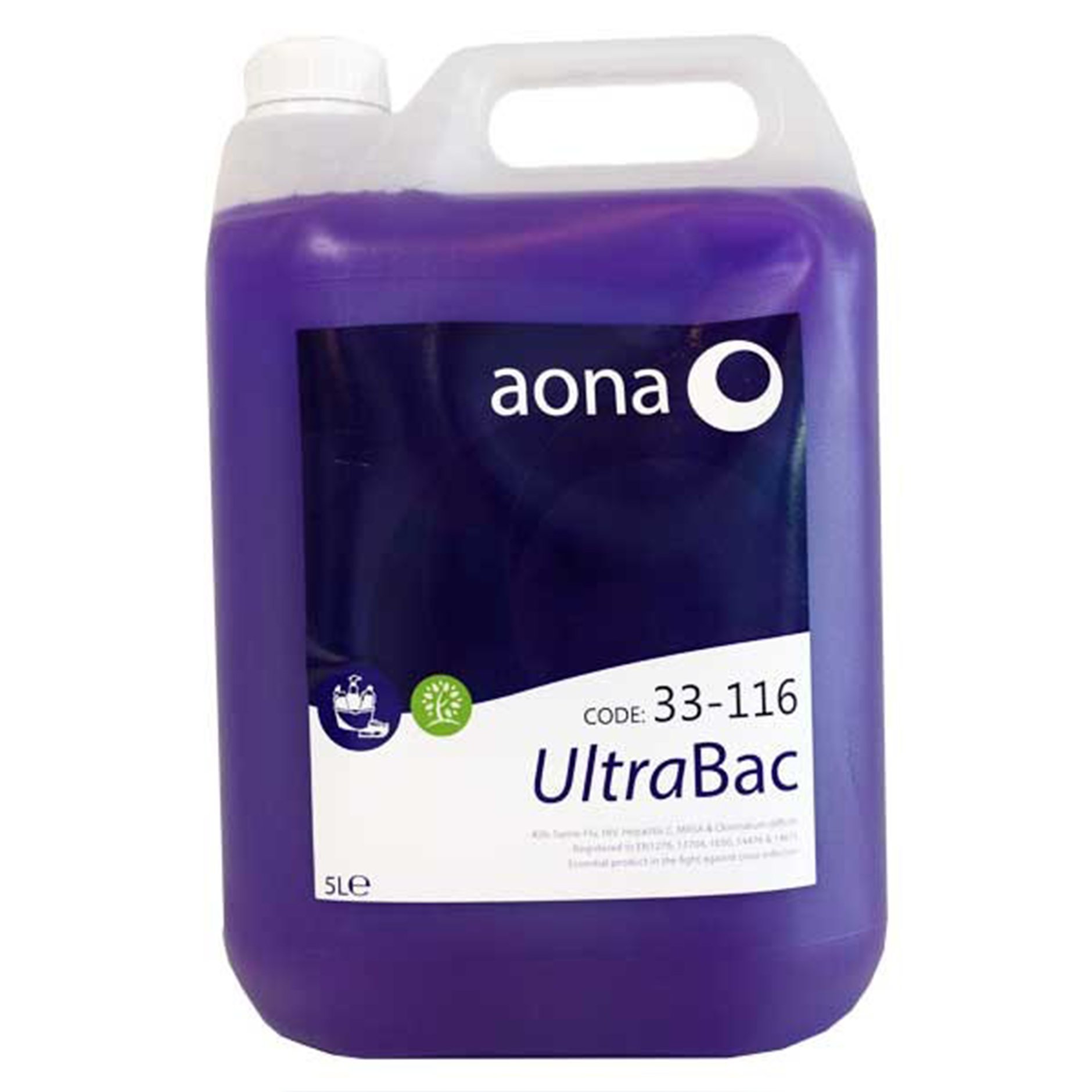 5L AONA ULTRA-BAC PERFUMED VIRUCIDAL CLEANER