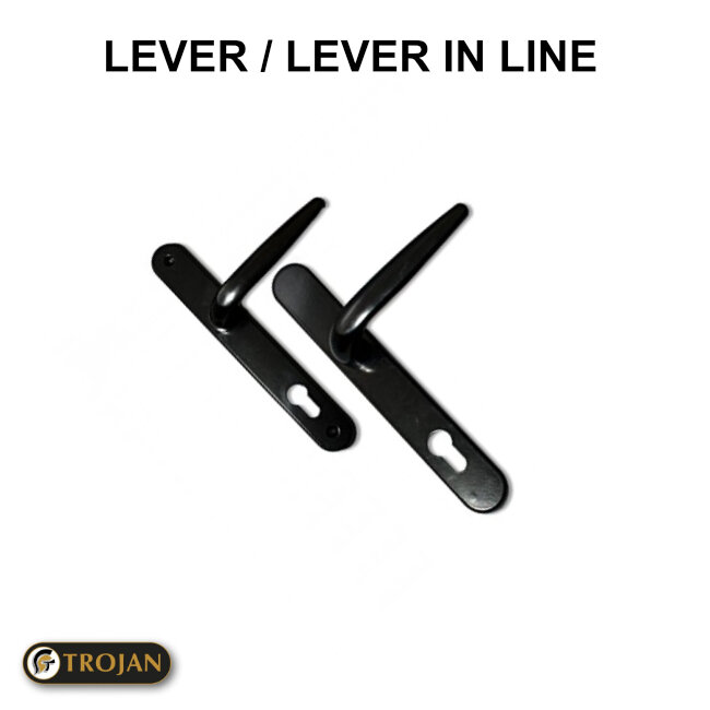 TROJAN BLACK HYBRID DOOR HANDLE LEVER/LEVER