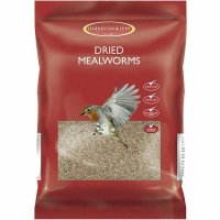 J&J Dried Mealworms 1kg Pouch x 1
