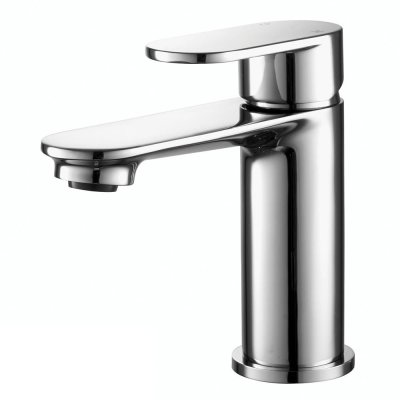 WYNDAM Fleetwood Round Mono Basin Mixer with Clicker Waste Chrome WYN300CP