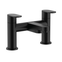 Tucker French Tulla Bath Filler (Two Taphole) Matt Black