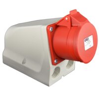 GARO IP44 WALL SOCKET 3P +N+E 16A 380V DOUBLE ENTRY