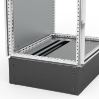 CABP800 nVent Hoffman Cable fixing bar, 800, zinc plated, mounted below bottomplate