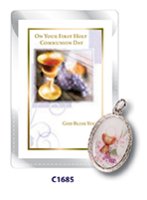 Communion Medal & Leaflet/Wallet   (C1685)