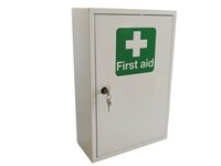 Metal First Aid Cabinet Wall Mountable: (26-50 Persons)