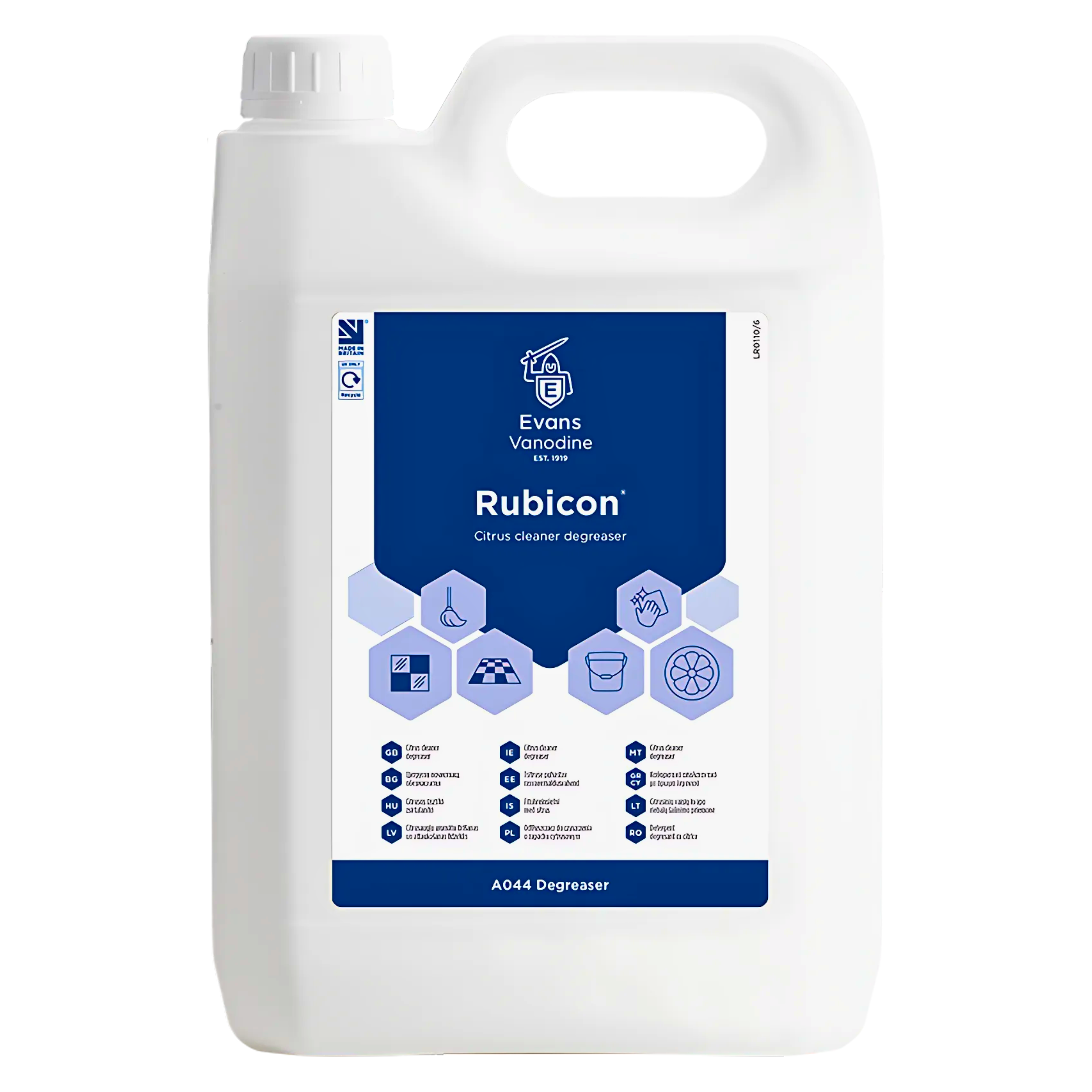 Evans Rubicon&reg; Citrus Cleaner Degreaser, 5L