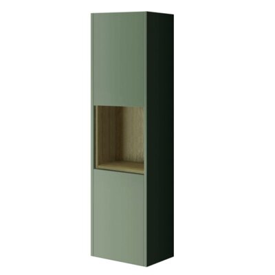 Lucca Tall Boy Cabinet - Gloss Taupe