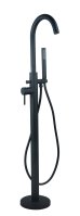 DIA FLOOSTANDING BATH SHOWER MIXER MATT BLACK.