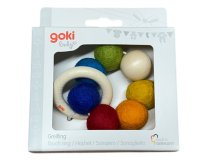 Goki Baby Touch Ring Elastic Rainbow