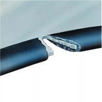 Edging Strip 2.7mm - 3.8mm X 10.5mm X 50M Black PVC