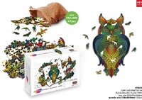 Rainbow Wooden Puzzle OWL