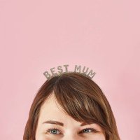 Gold 'Best Mum' Glitter Headband
