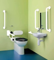 DOC-M 21+ BACK TO WALL PACK RIGHT HAND WHITE RAILS S0686AC