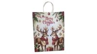 SIZE 4 RED WHITE REINDEER BROWN CARREIR TH