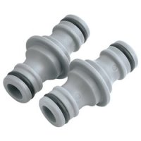 Draper Garden Hose 2-Way Click Connector Pack 2