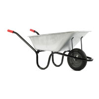 HAEMMERLIN COUNTY SOLID WHEEL WHEELBARROW 120 LTR GALVANISED 