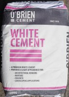 O'Brien Premium White Cement 25kg Bag