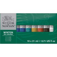 Winsor & Newton - Winton Oil Colour 10 x 21ml Tube Set