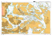 ADMIRALTY Chart - 820 Vastra Saxarfjarden to Stockholm
