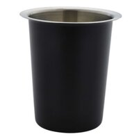 S/St. Black Cutlery Cylinder 4.1/2"