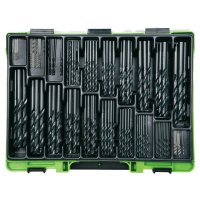 RECA 120Pce Assortment Case Twist Drill HSS