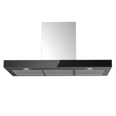 Belling 90cm Linear Box Style Cooker Hood - Stainless Steel/Black | LIN900STA