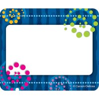 Name Tags - Dots & Swirls (40pk)