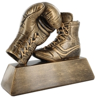 14cm Boxing Glove & Boot (Antique Gold)