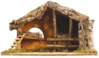 Nativity Shed/No Figures/LED Lights   (89957)