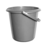 WHITEFURZE 10LTR BUCKET SILVER