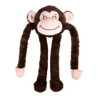 Rosewood 39155 Stretch Folk Monkey Dog Toy 1x4