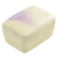 Pralibel - Nefertiti - white ganache with powdered violet d&eacute;cor 18.1g x 1kg