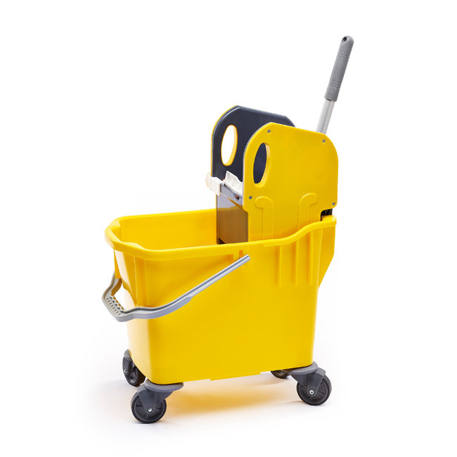 Kentucky mop bucket and wringer 25 ltr, yellow Klipspringer