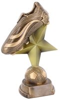 19cm Soccer Boot on Star & Ball
