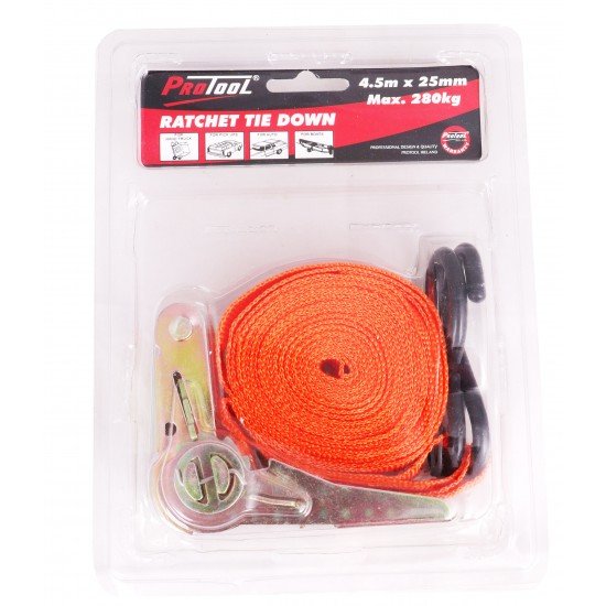 PROTOOL 1" X 15FT  RATCHET TIE DOWN