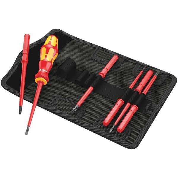 Wera Screwdriver Set 7 Pc Kompakt VDE Pouch 05003470001
