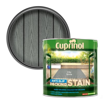 Cuprinol Anti Slip Decking Stain City Stone 2.5L 5122408